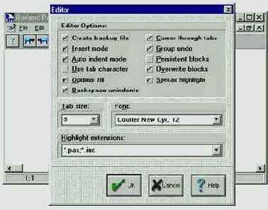 ���������������� � ����� Microsoft Windows �� ����� Pascal