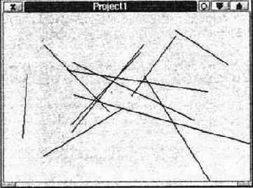 Пример рисования линий