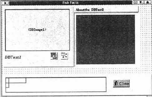 Форма приложения базы данных